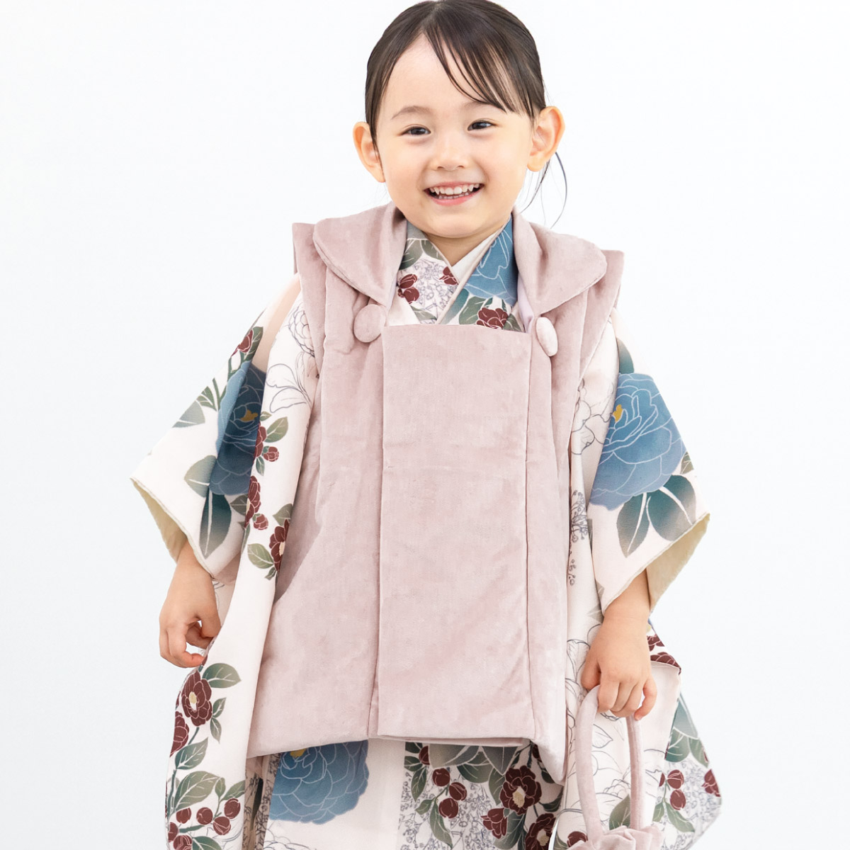 SOUBIEN（創美苑） 七五三 着物セット 3歳 女の子 着物 被布 襦袢 草履