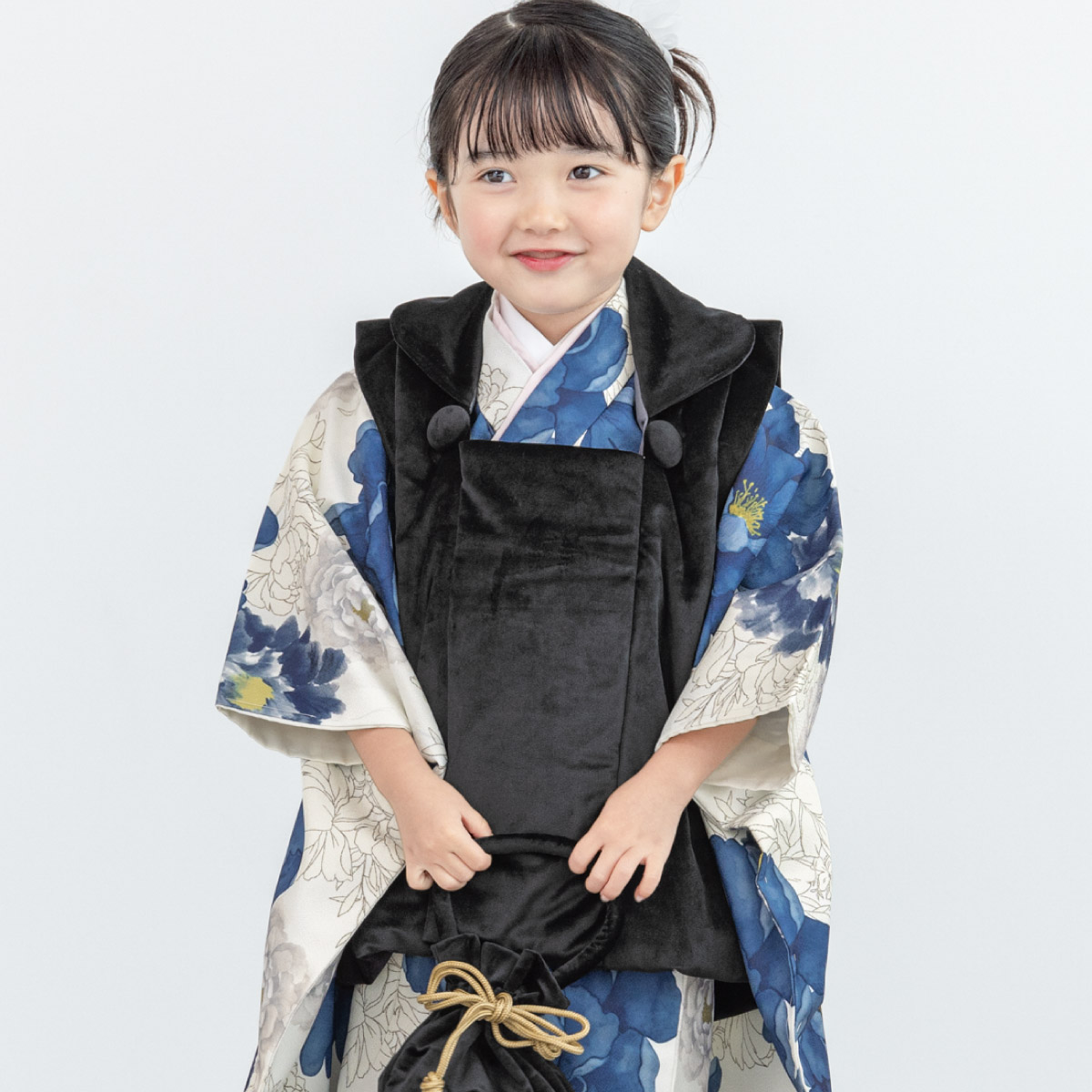 SOUBIEN（創美苑） 七五三 着物セット 3歳 女の子 着物 被布 襦袢 草履