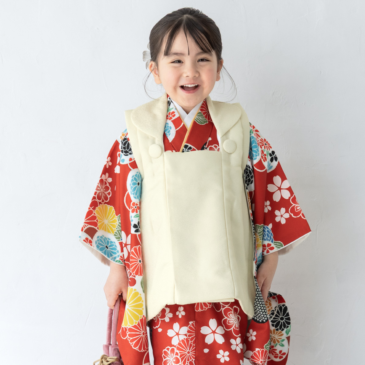 SOUBIEN（創美苑） 七五三 着物 被布コート セット 3歳 女の子 floro