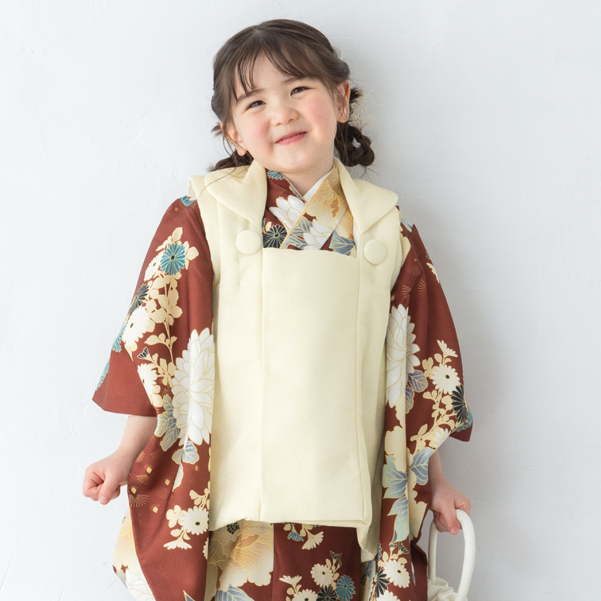 SOUBIEN（創美苑） 七五三 着物 被布コート セット 3歳 女の子 floro