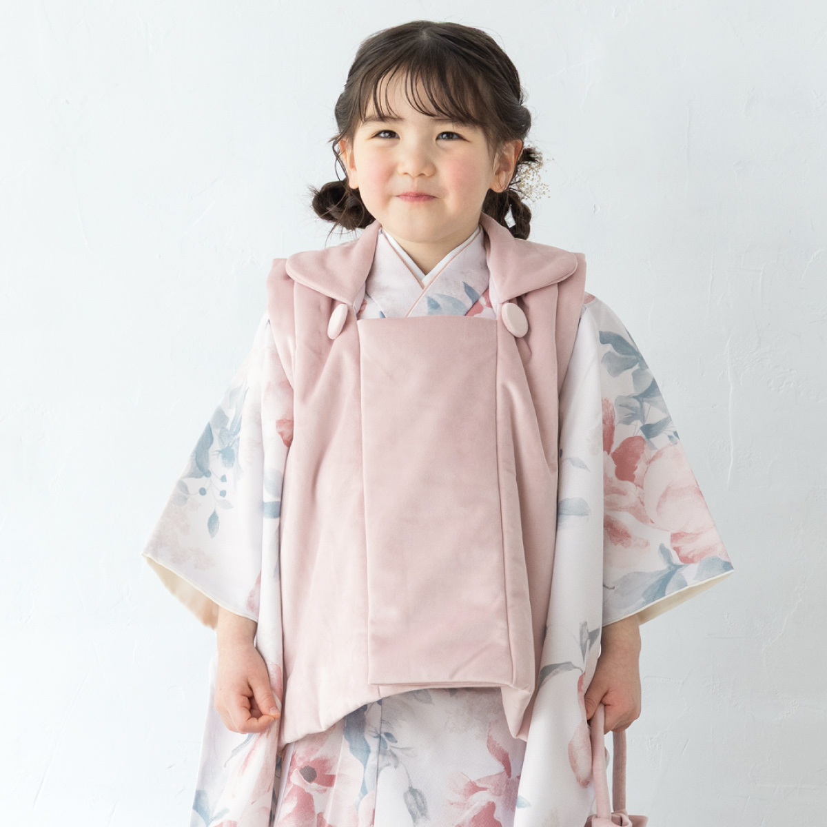 SOUBIEN（創美苑） 七五三 着物 被布コート セット 3歳 女の子 floro