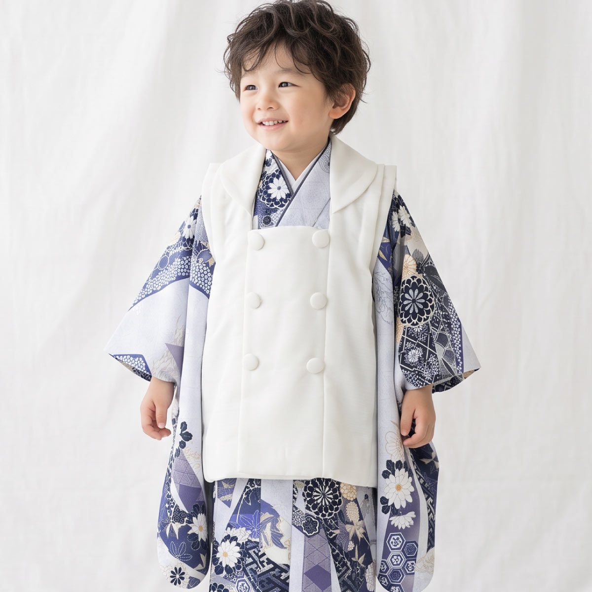 SOUBIEN（創美苑） 【予約】七五三 着物セット 3歳 男の子 着物 被布
