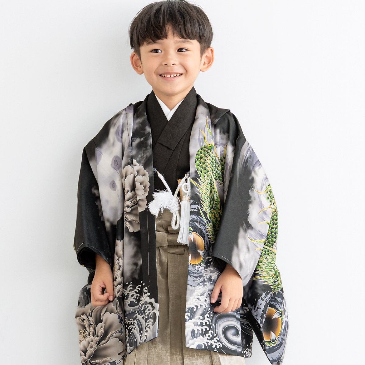 SOUBIEN（創美苑） 七五三 着物 フルセット 男の子 袴セット 5歳 簡単