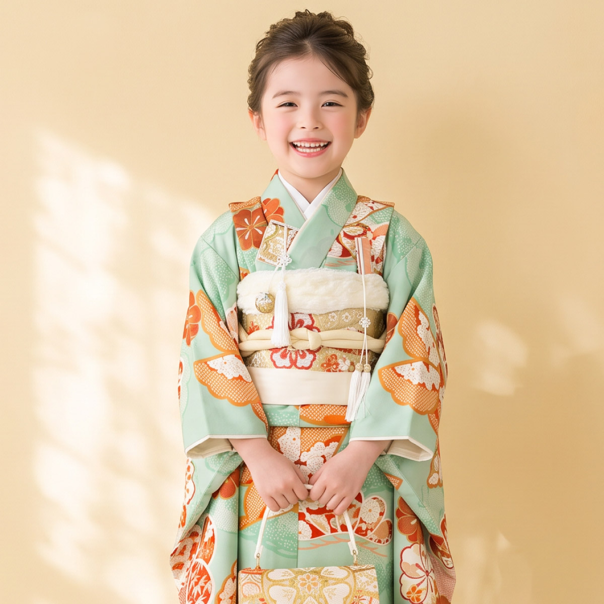 SOUBIEN（創美苑） 七五三 着物セット 11点セット 七歳 七才 女の子