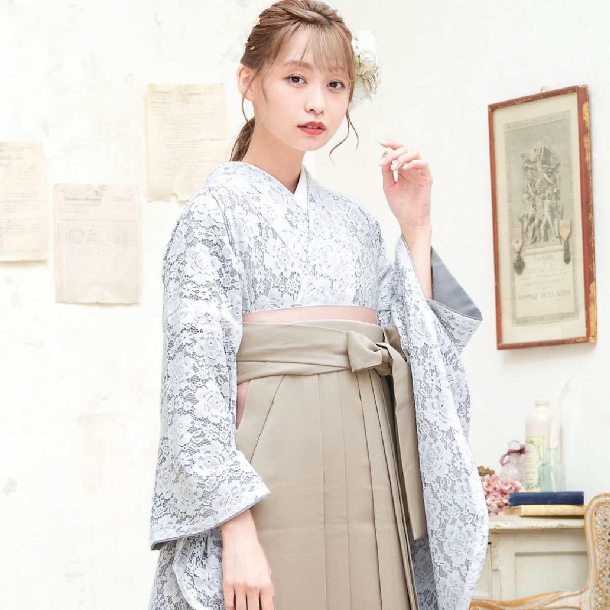 510aj11■ハーフ成人式 卒業式 女児 着物&袋帯&長襦袢 束ね熨斗■美品 510aj11□ハーフ成人式 卒業式 女児 着物&袋帯&長襦袢 束ね熨斗□美品