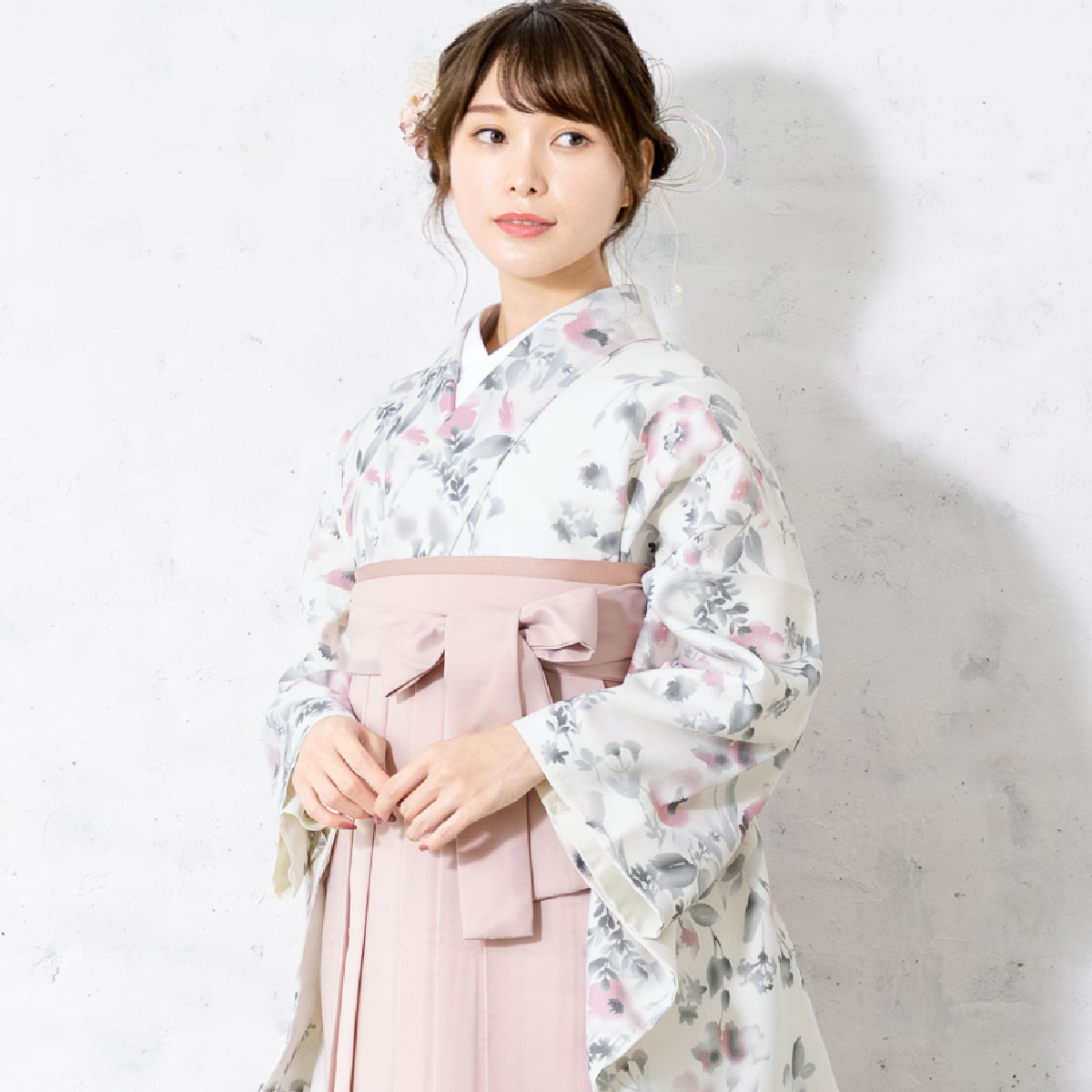 新品袴3点セット 卒業式 小学生 大学生 袴セット レディース ベージュ51MC SOUBIEN（創美苑） 袴セット 卒業式 大学生 レディース 女性 女の子
