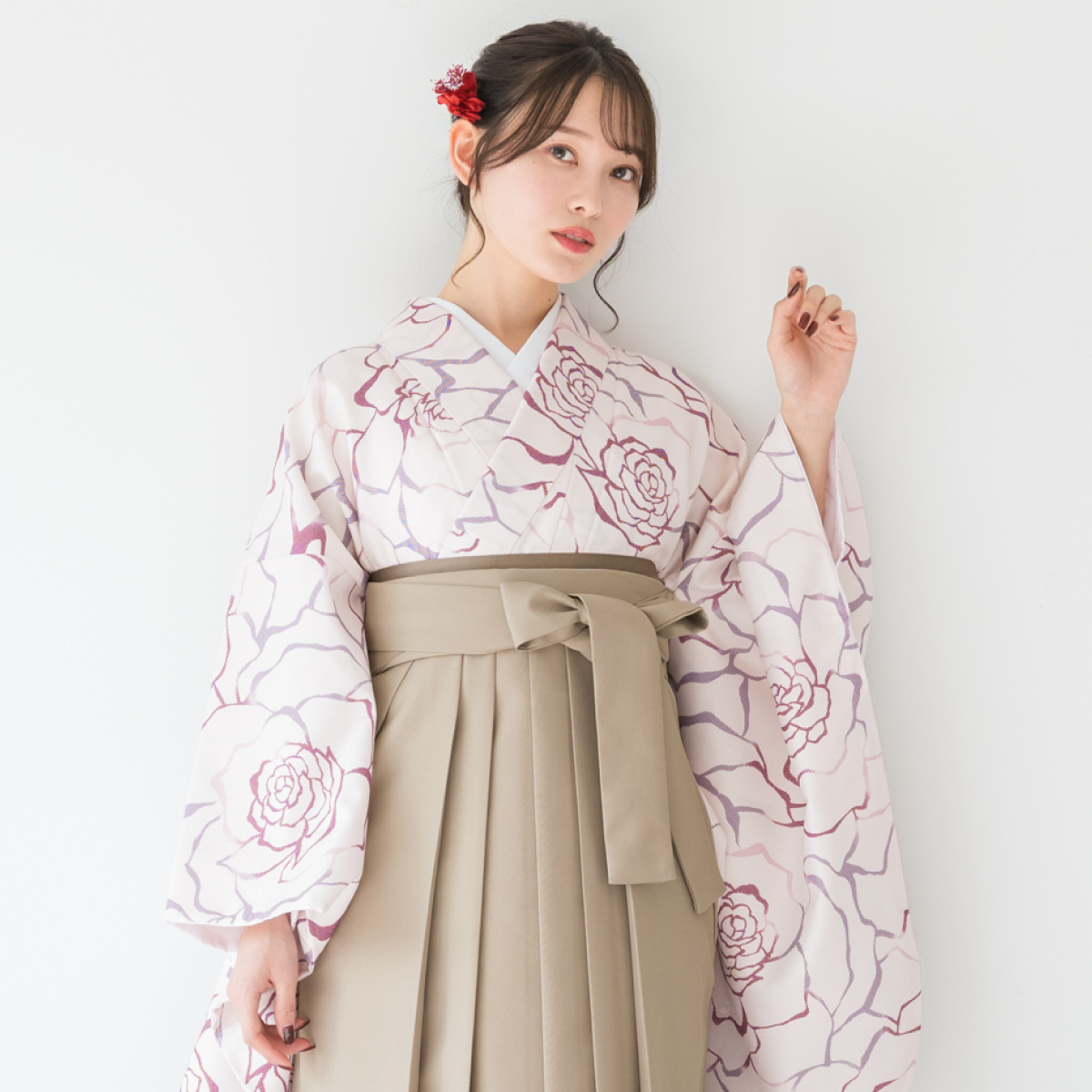 SOUBIEN 小学生 卒業式 袴4点セット SOUBIEN（創美苑） 袴セット 卒業式 大学生 レディース 女性 小学生