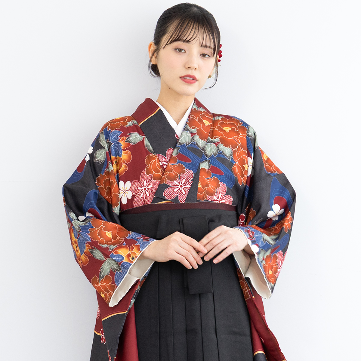 女の子ジュニア着物+襦袢セット 楽天市場】＼2026年元旦0時〜初売りセール／ 卒業式 袴 セット 袷用