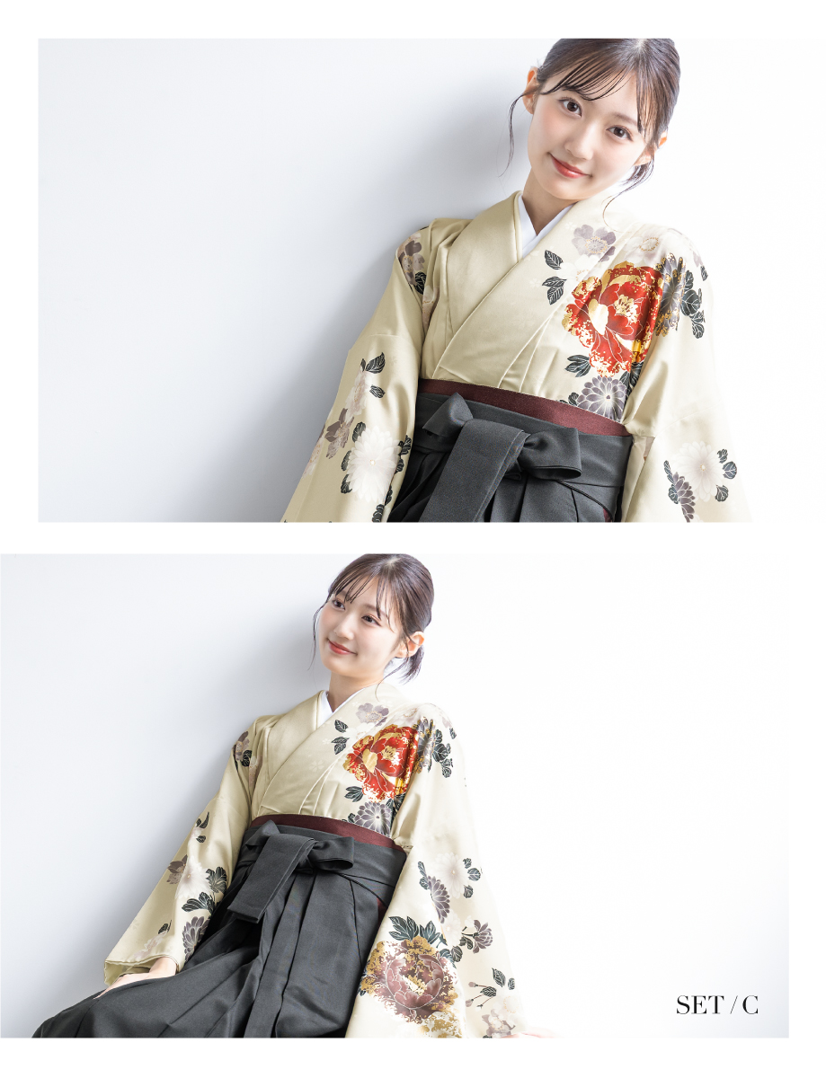 SOUBIEN（創美苑） 袴セット 卒業式 レディース 女の子 ジュニア 子供