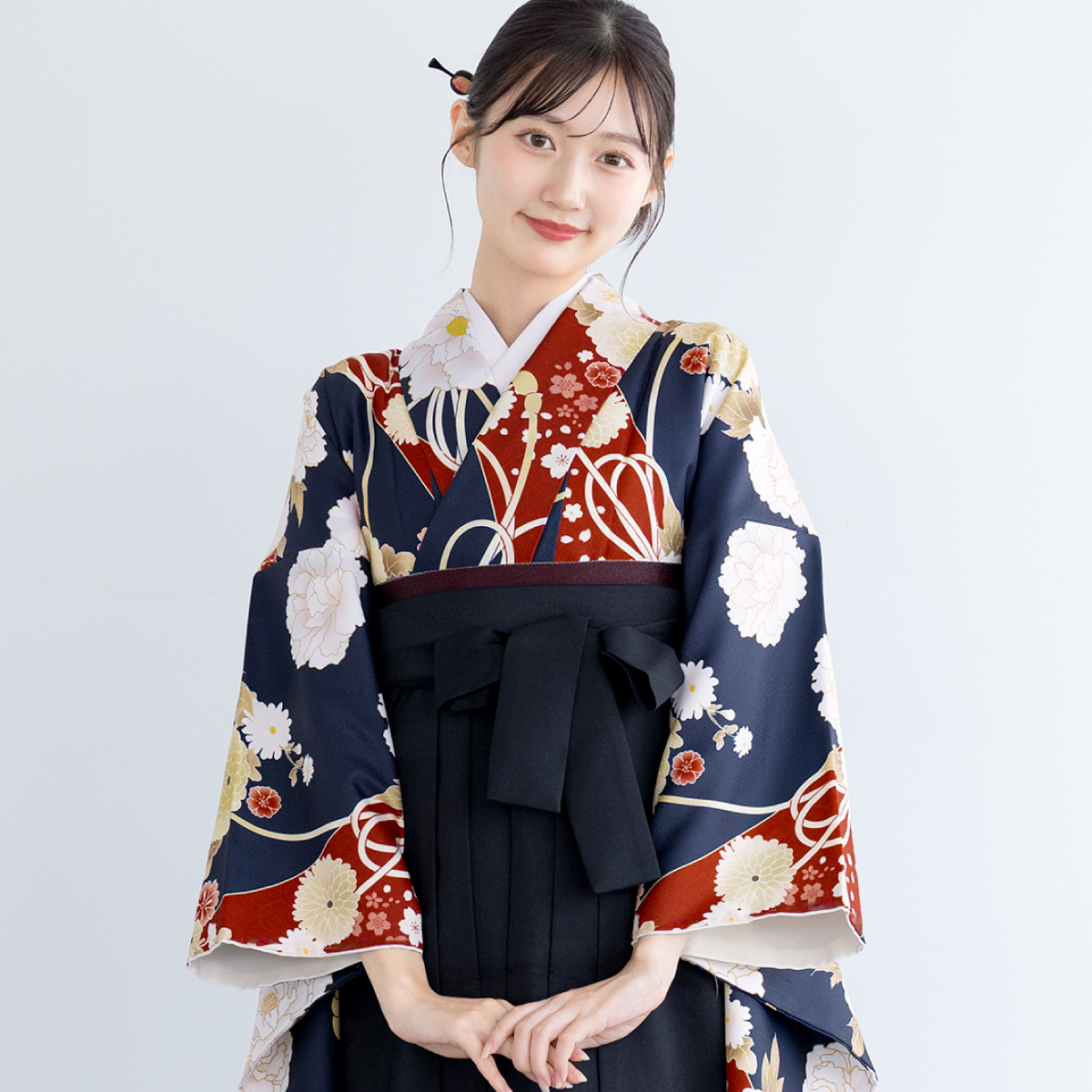 卒業式　着物　袴セット　S 145〜155 SOUBIEN（創美苑） 【予約】袴セット 卒業式 大学生 レディース 女性