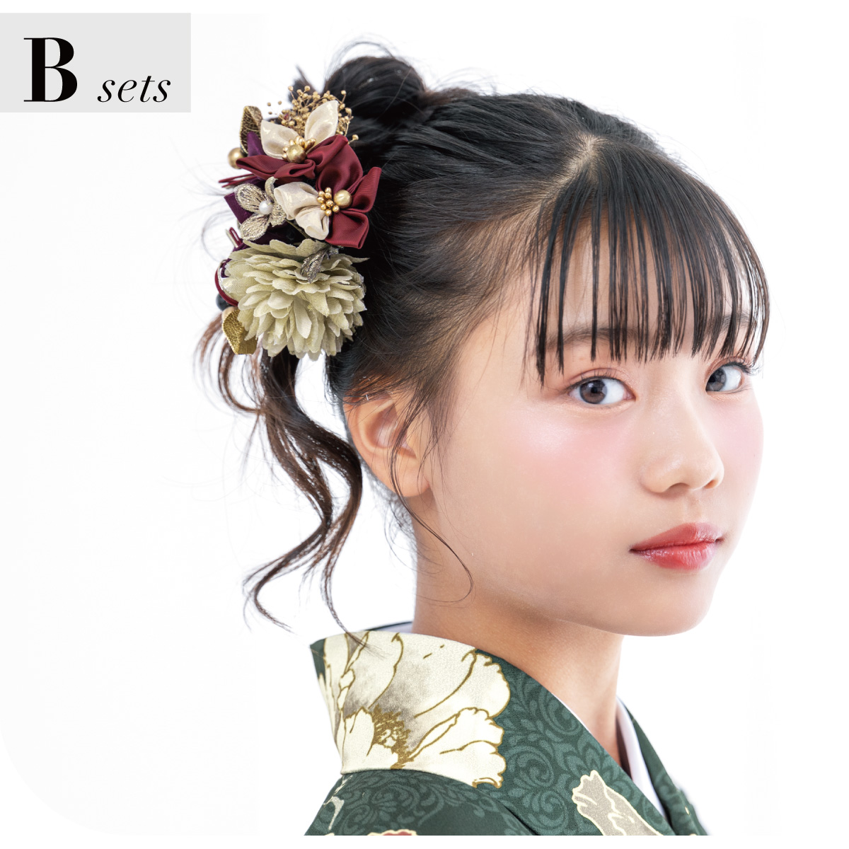【成人式・和装ヘアアクセ】ハンドメイド ヘアアクセサリー SOUBIEN（創美苑） 髪飾り セット ヘアアクセサリー 成人式 卒業式