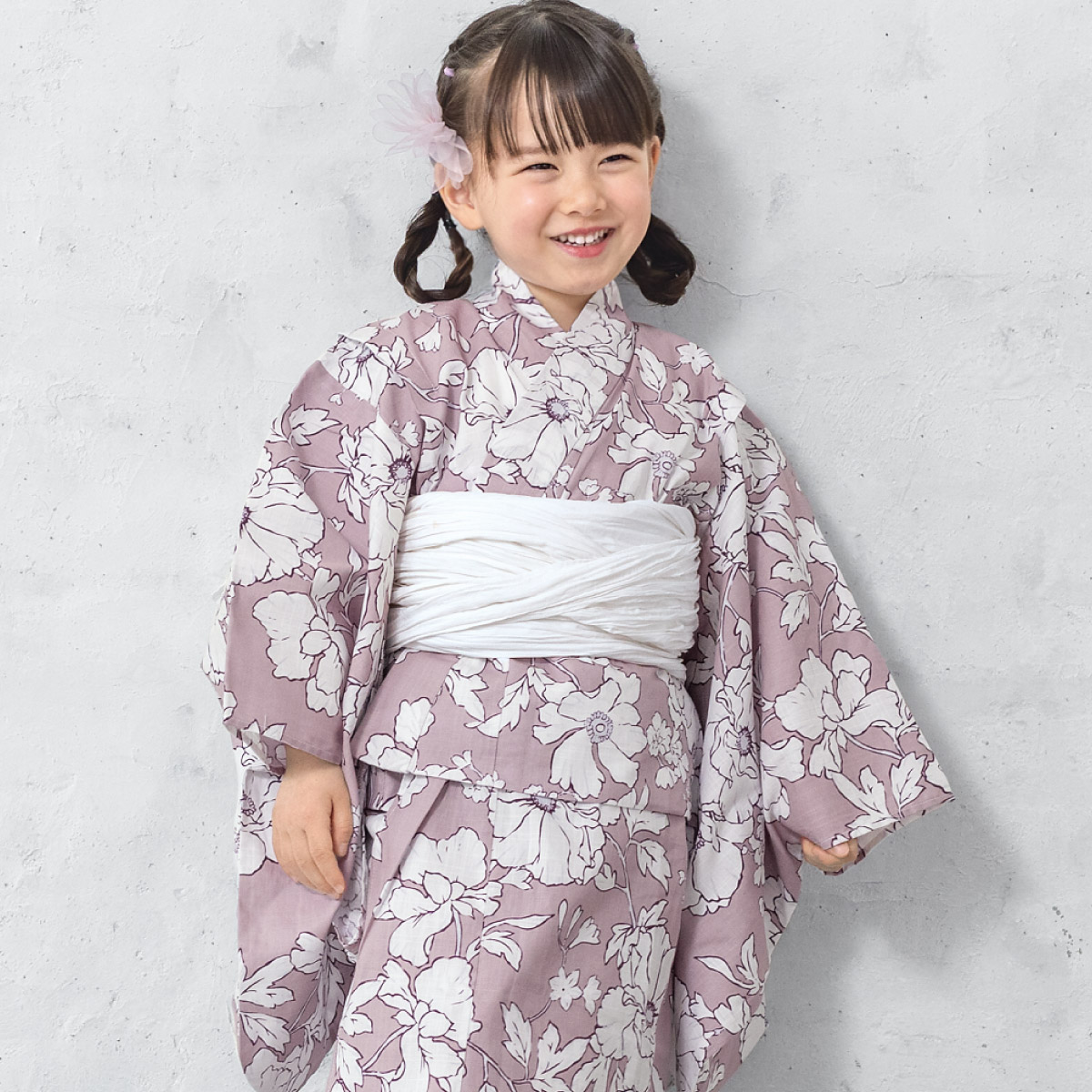 SOUBIEN（創美苑） 浴衣セット 女の子 子供浴衣 兵児帯 セット 浴衣 帯 