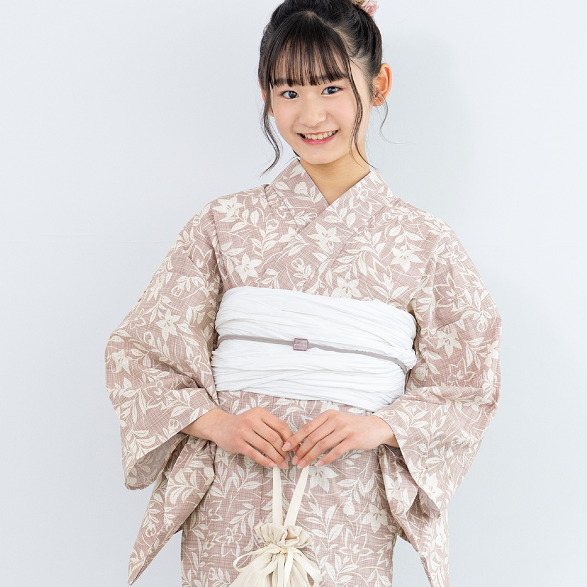 SOUBIEN（創美苑） 浴衣セット 女の子 子供浴衣 兵児帯 セット 浴衣 帯