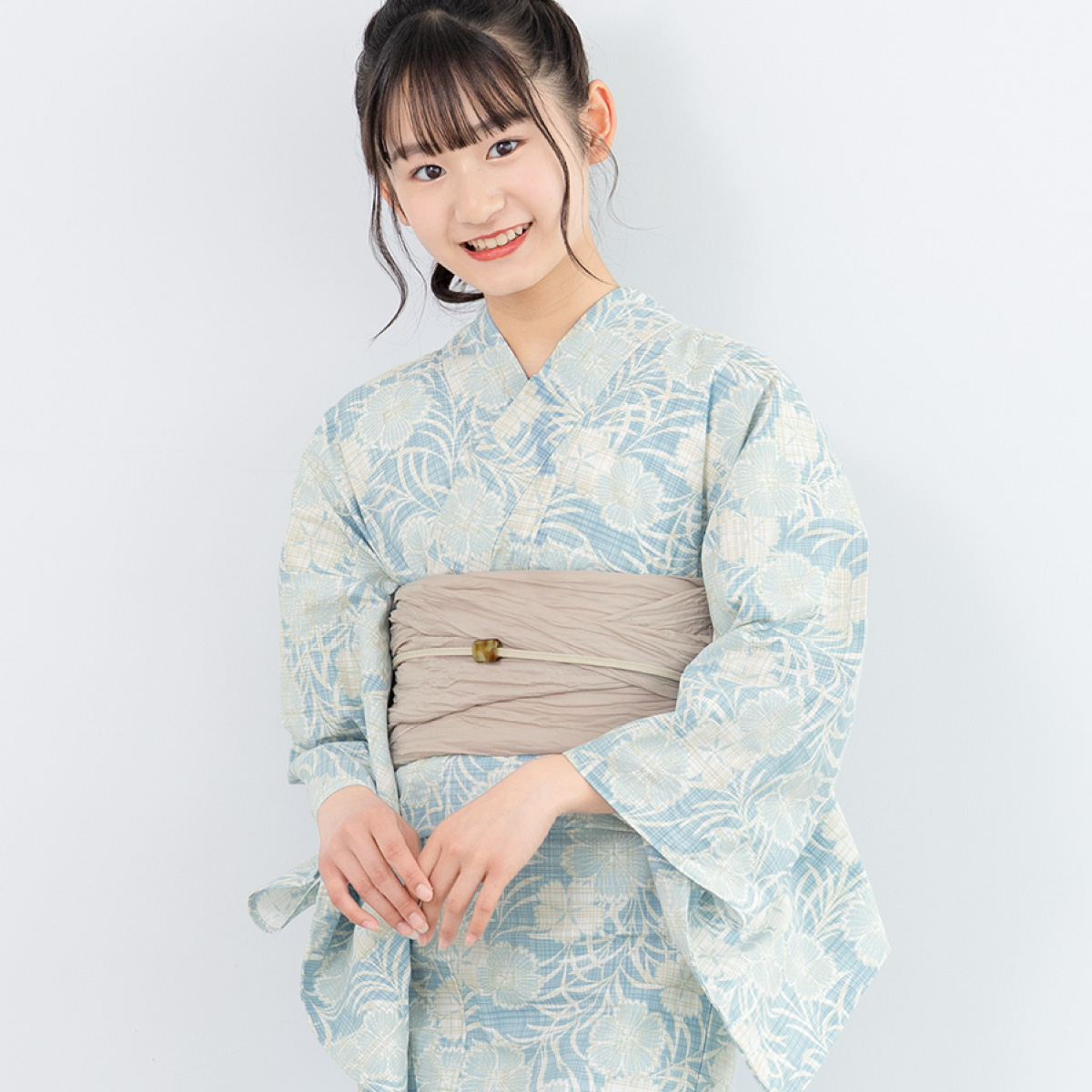 SOUBIEN（創美苑） 浴衣セット 女の子 子供浴衣 兵児帯 セット 浴衣 帯