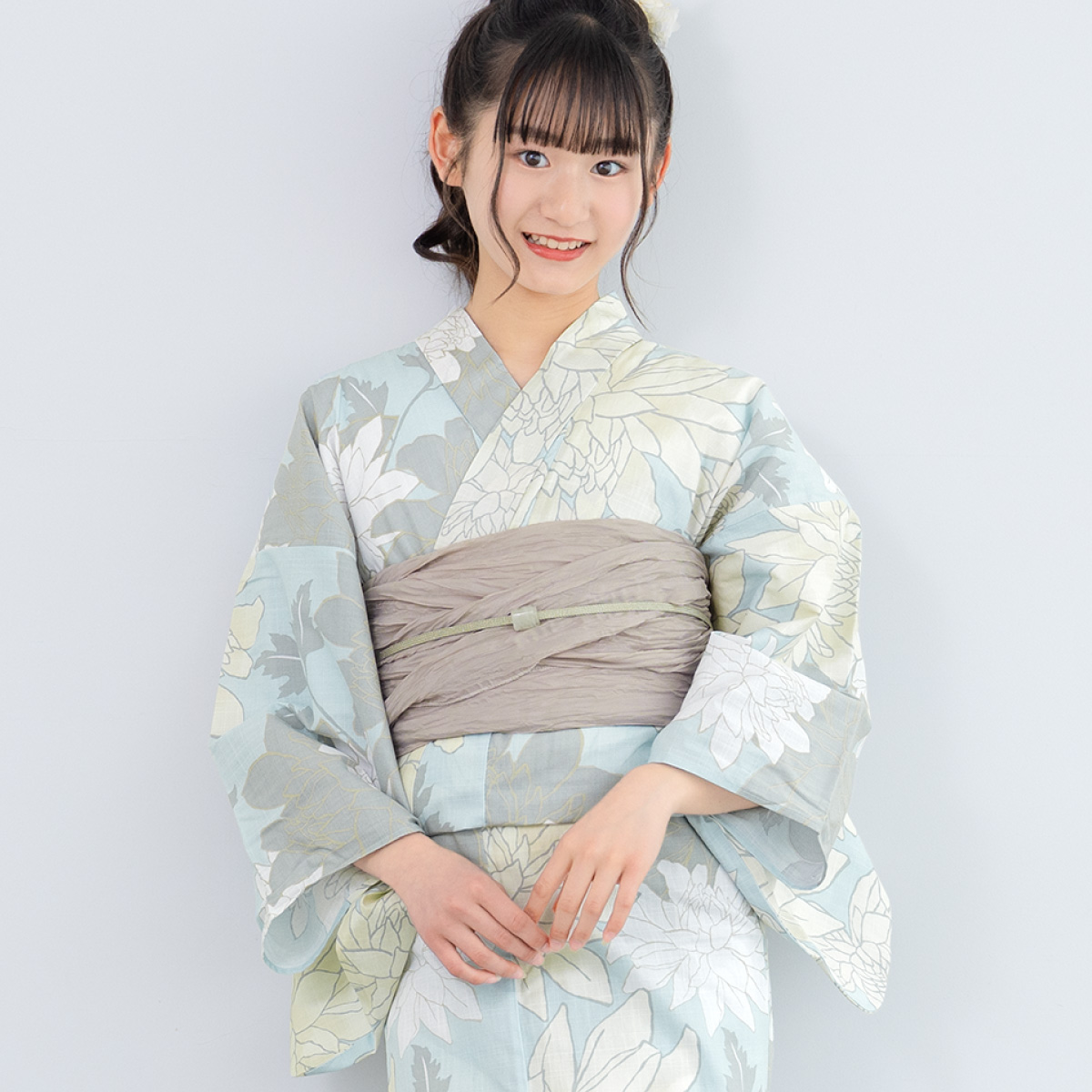 SOUBIEN（創美苑） 浴衣セット 女の子 子供浴衣 兵児帯 セット 浴衣 帯