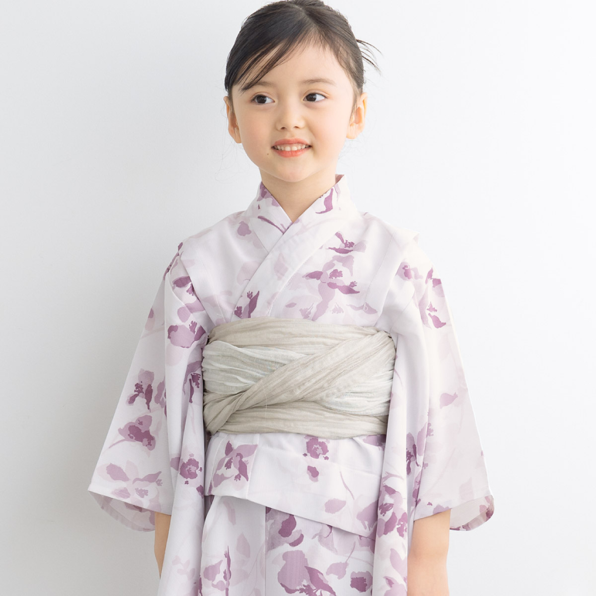 SOUBIEN（創美苑） 浴衣セット 女の子 子供 キッズ セット 浴衣 帯