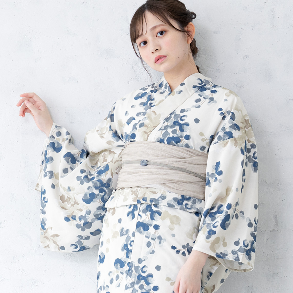 SOUBIEN（創美苑） 簡単着付け セパレート浴衣 レディース セット 3点