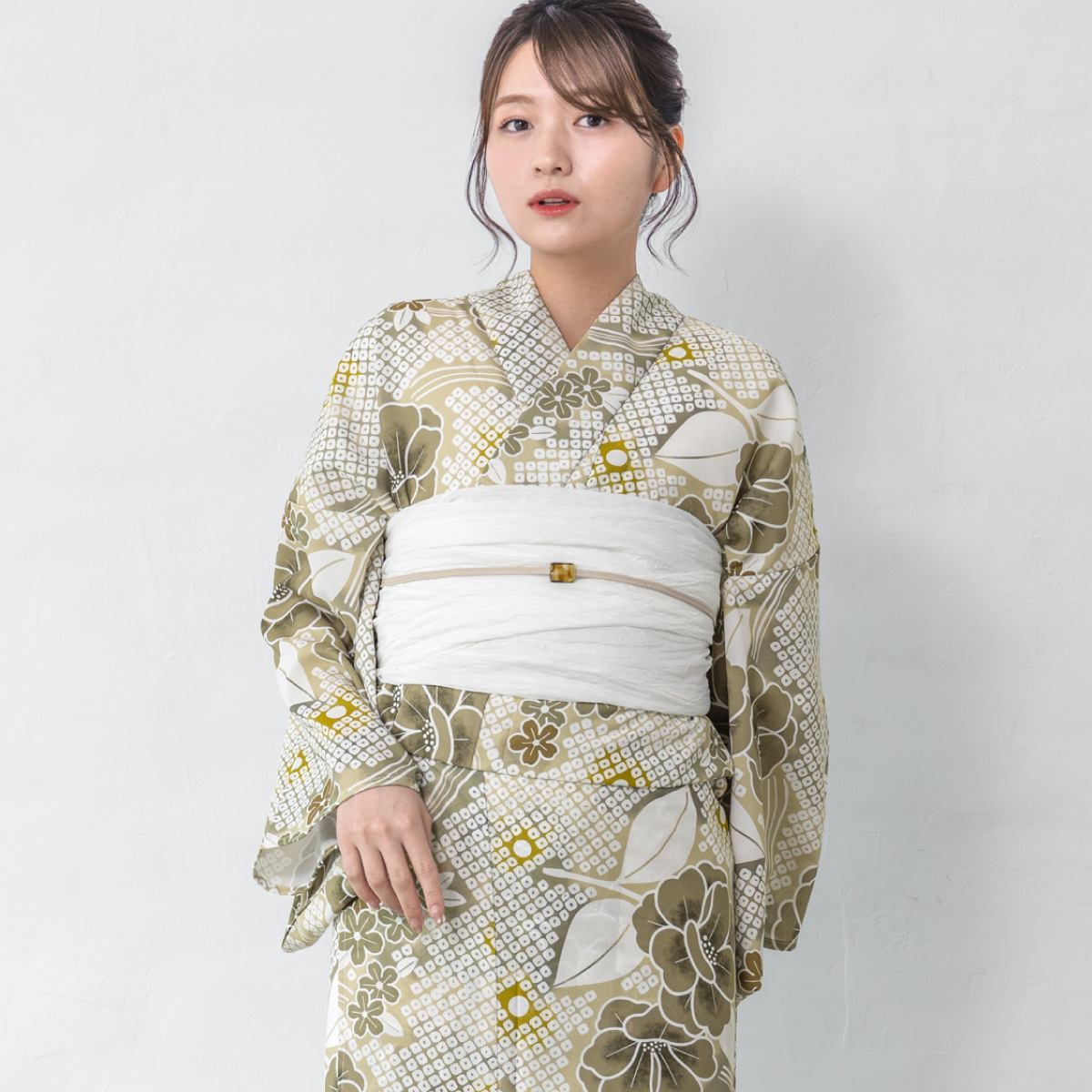 SOUBIEN（創美苑） 簡単着付け セパレート浴衣 レディース セット 3点