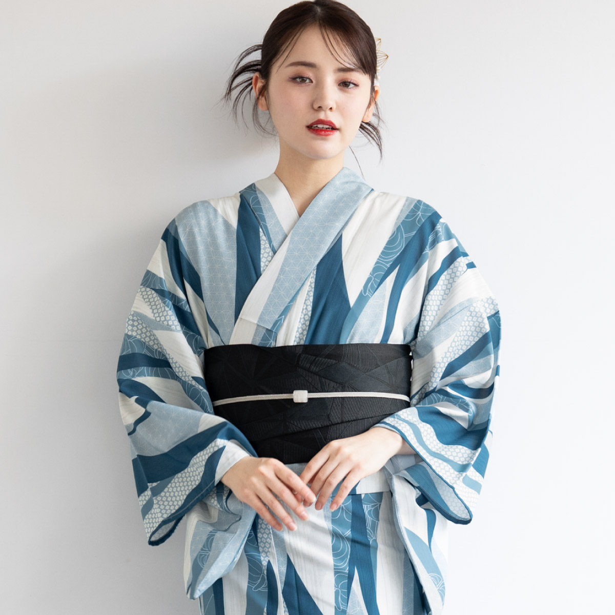 SOUBIEN（創美苑） 簡単着付け セパレート浴衣 レディース セット 浴衣