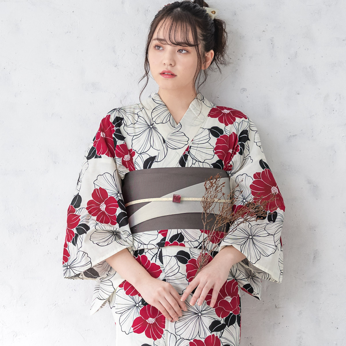 SOUBIEN（創美苑） 簡単着付け セパレート浴衣 レディース セット 浴衣