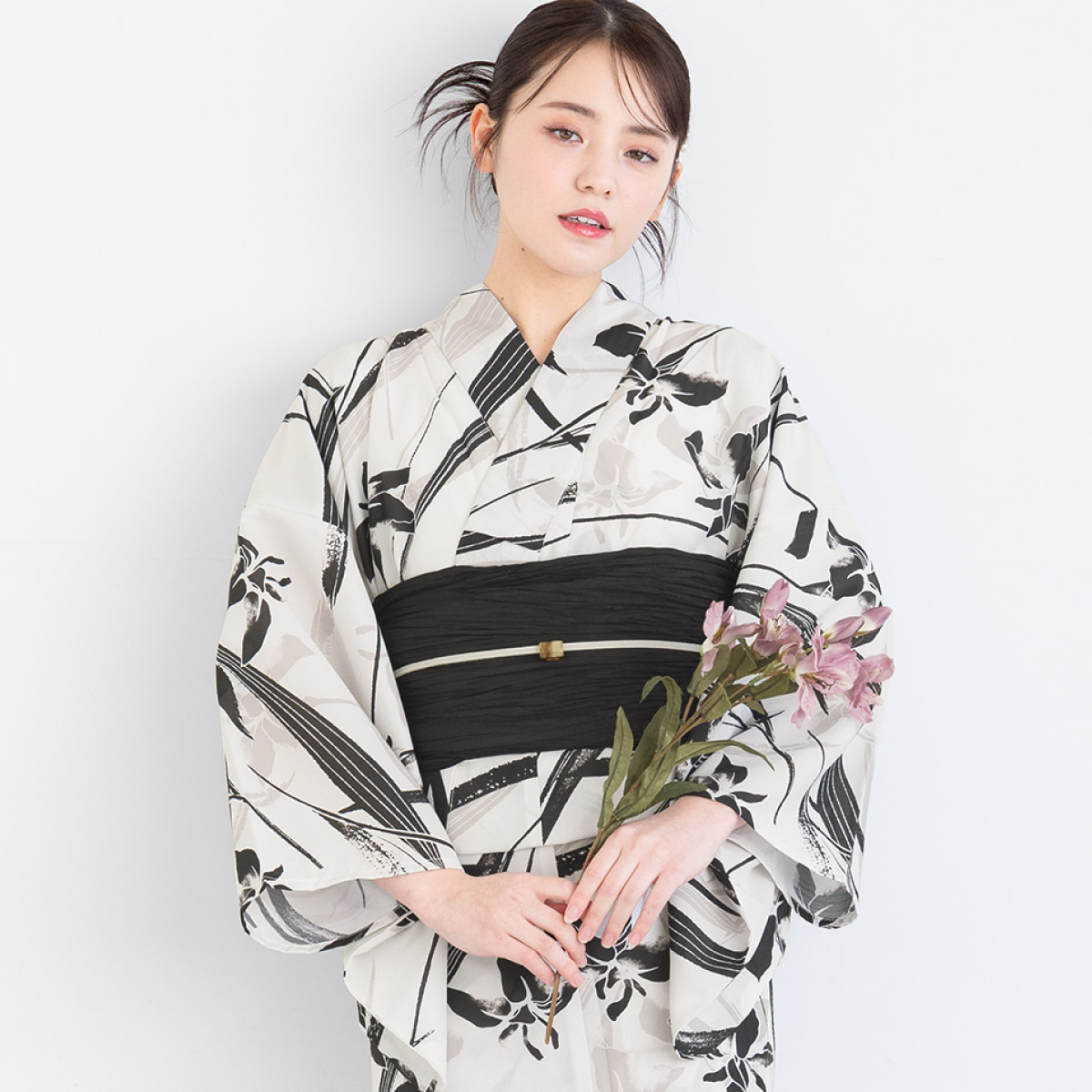 セパレート浴衣 帯セット 新品未開封 もっと簡単・綺麗にリニューアル♪初心者でもプロの着姿<br>簡単浴衣