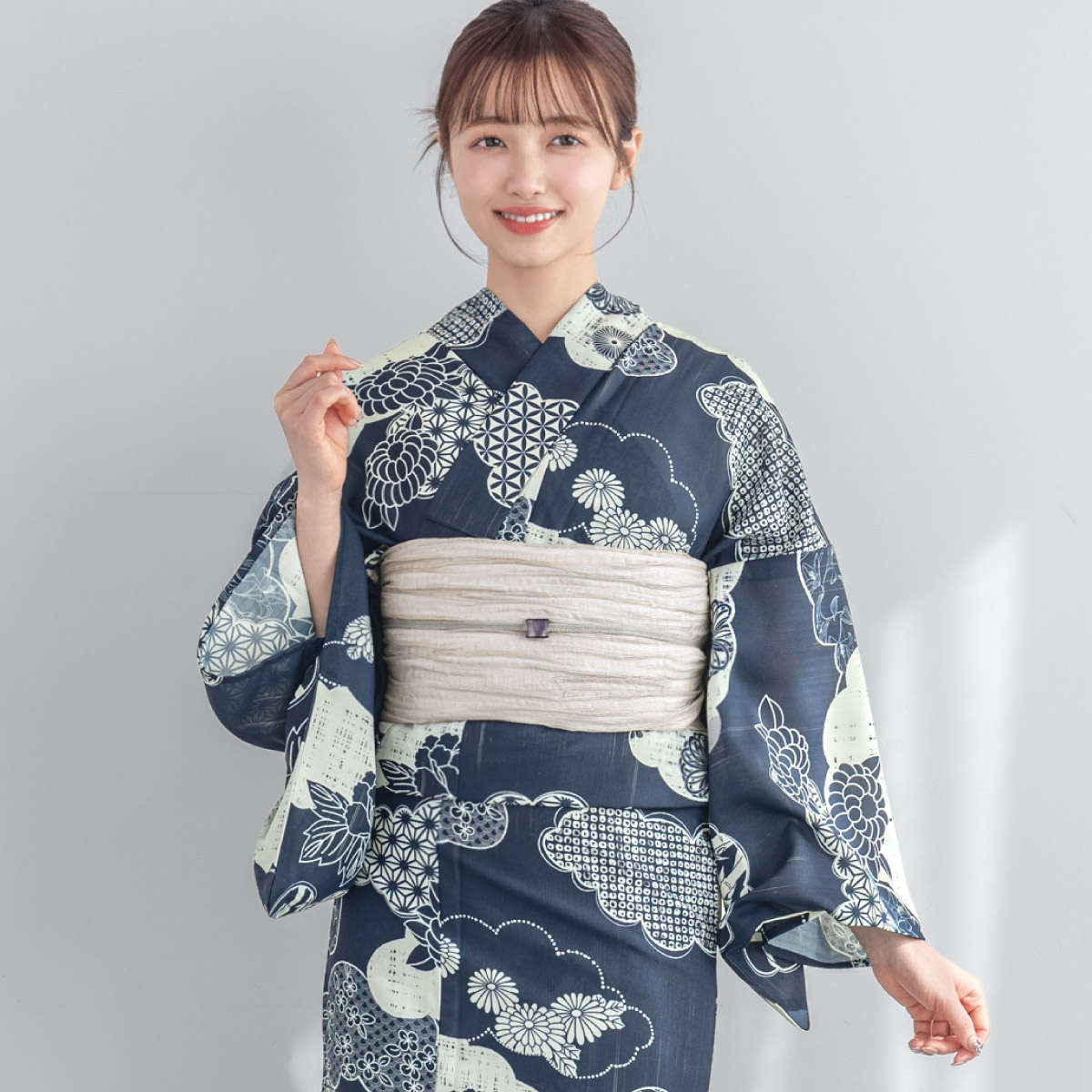 SOUBIEN（創美苑） 【予約】簡単着付け セパレート浴衣 レディース