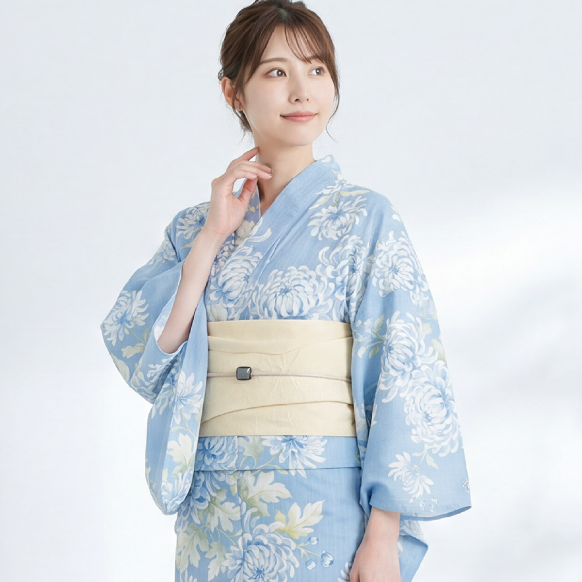 SOUBIEN（創美苑） 簡単着付け セパレート浴衣 セット レディース 半幅
