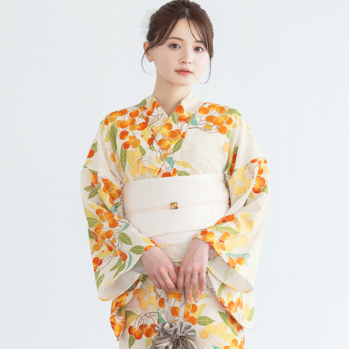 SOUBIEN（創美苑） 簡単着付け セパレート浴衣 セット レディース 半幅