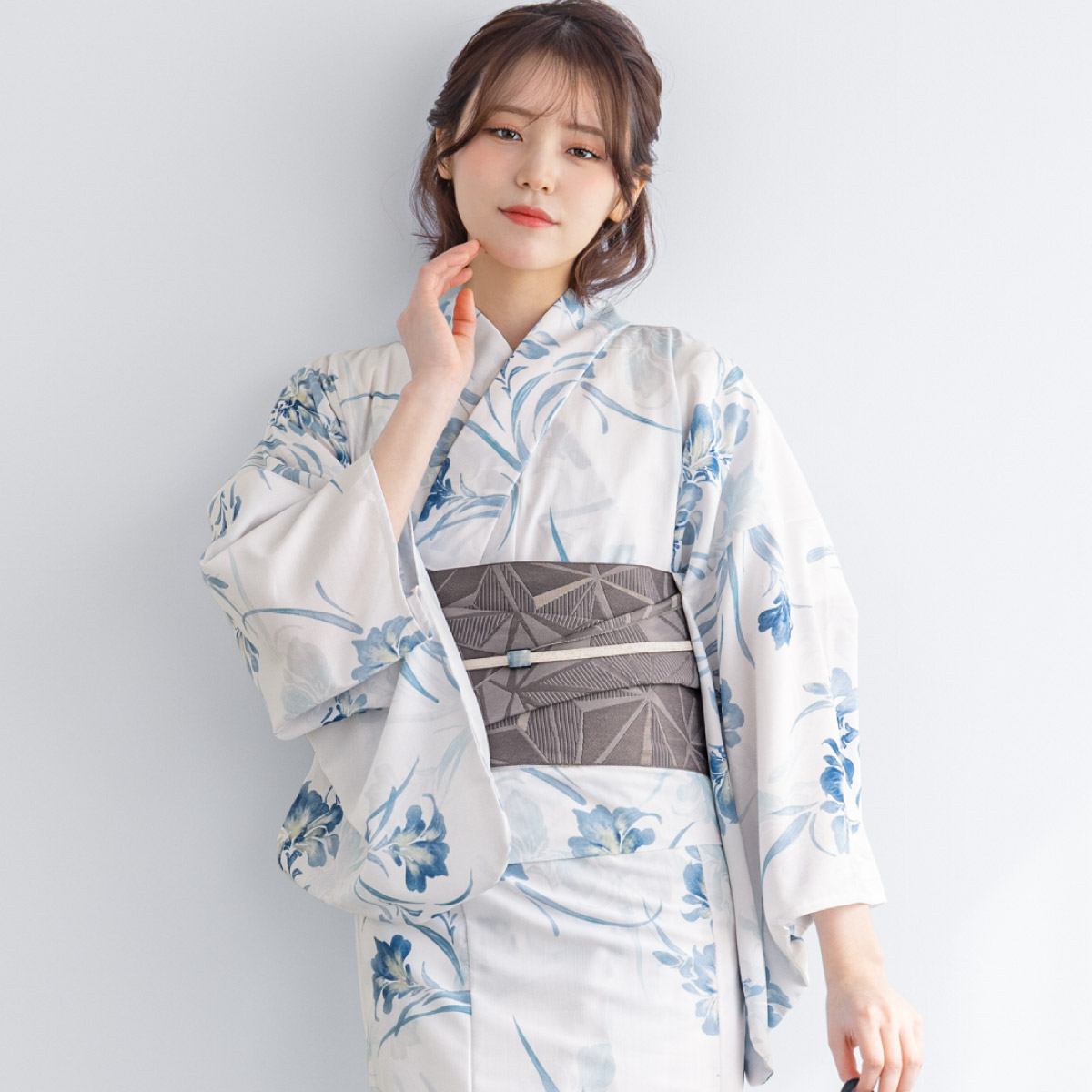 SOUBIEN（創美苑） 簡単着付け セパレート浴衣 セット レディース 半幅