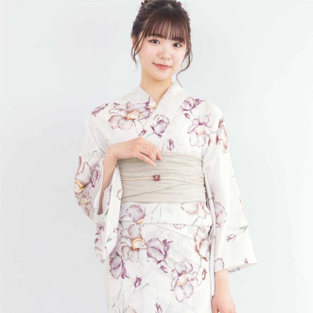 SOUBIEN（創美苑） 簡単着付け セパレート浴衣 レディース セット 3点