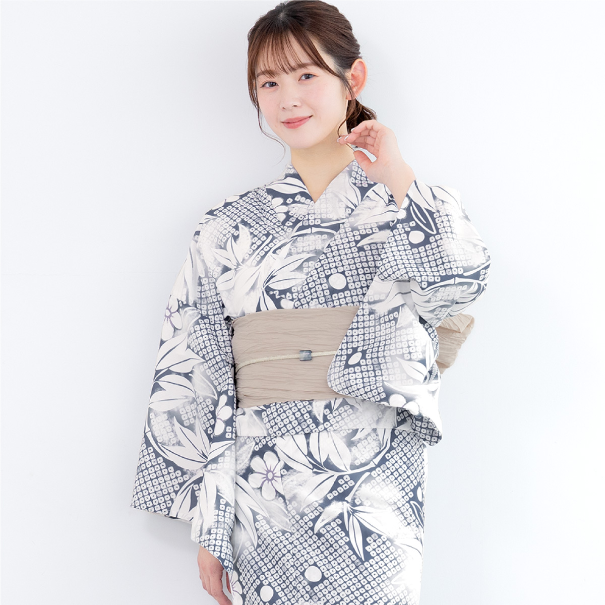 SOUBIEN（創美苑） 簡単着付け セパレート浴衣 レディース セット 3点