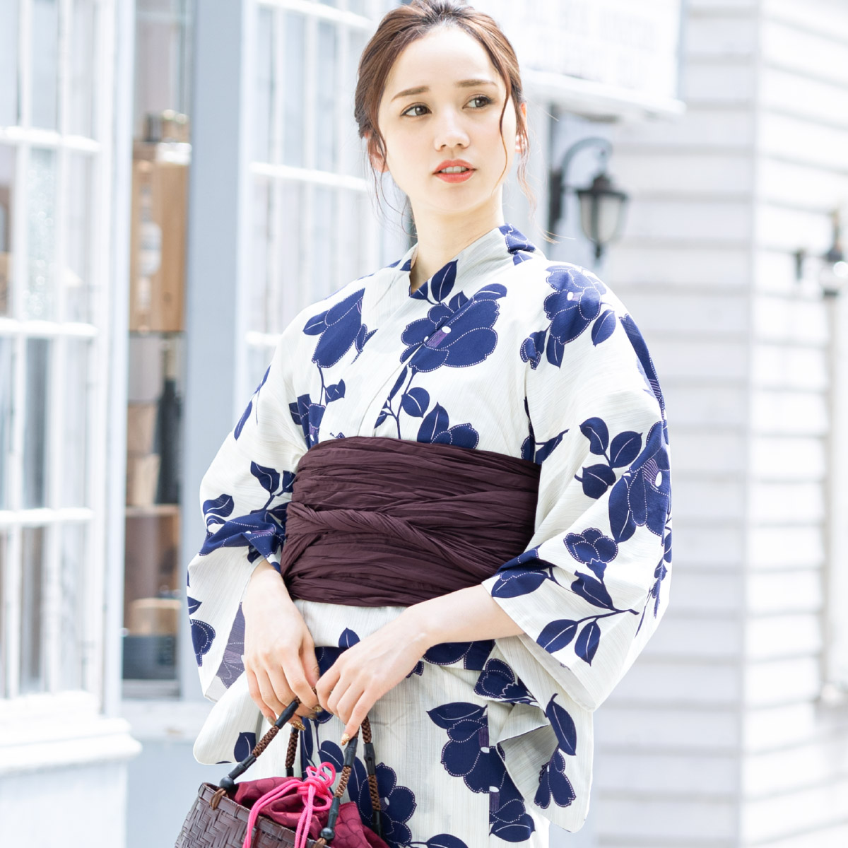 SOUBIEN（創美苑） 簡単着付け セパレート浴衣 レディース セット 浴衣