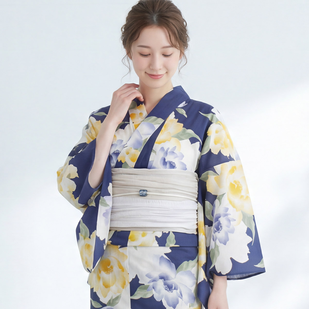 SOUBIEN（創美苑） 簡単着付け セパレート浴衣 セット レディース
