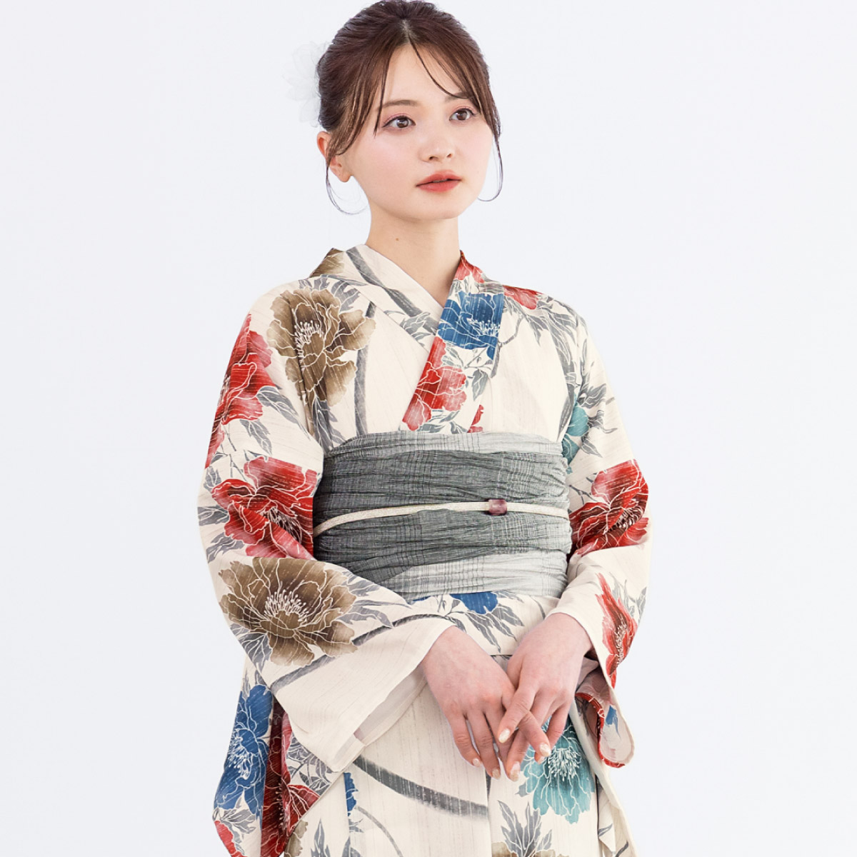 SOUBIEN（創美苑） 簡単着付け セパレート浴衣 セット レディース