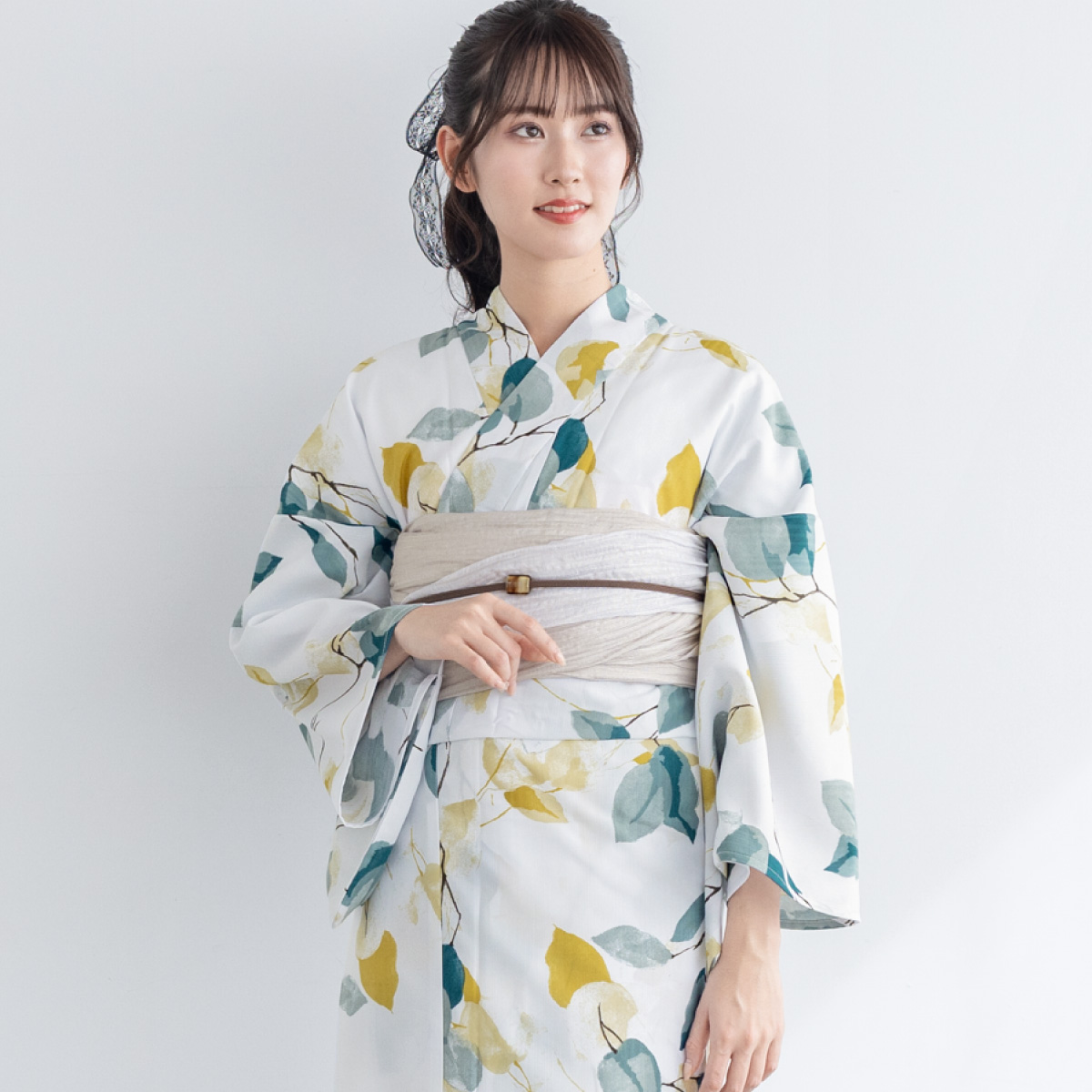 SOUBIEN（創美苑） 簡単着付け セパレート浴衣 レディース セット 3点