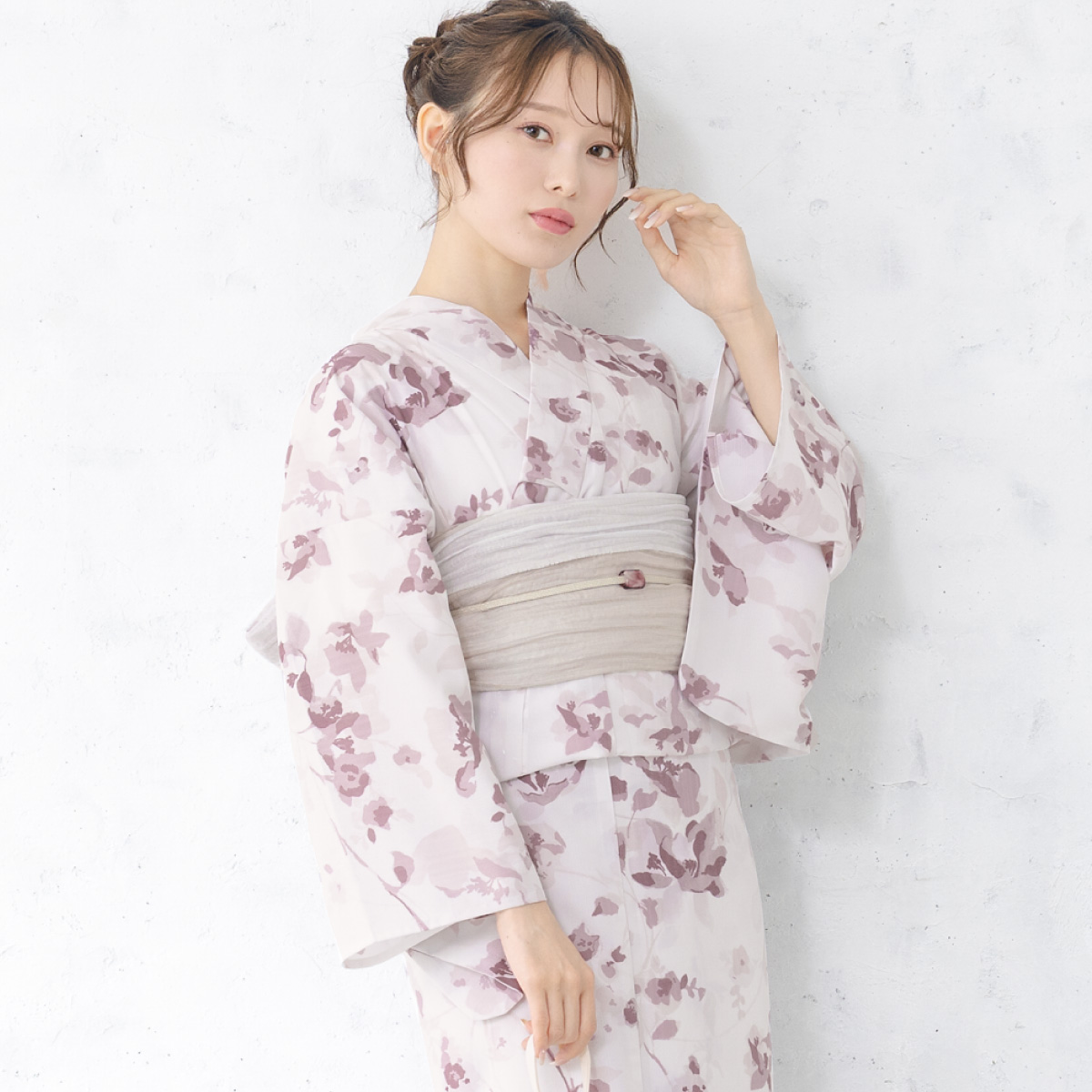 SOUBIEN（創美苑） 簡単着付け セパレート浴衣 レディース セット 3点