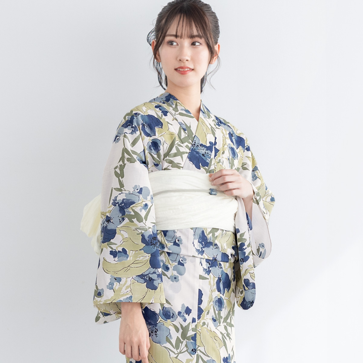 SOUBIEN（創美苑） 簡単着付け セパレート浴衣 レディース セット 3点
