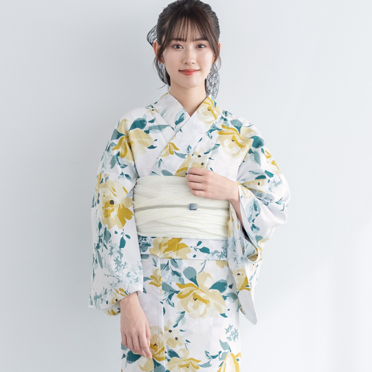 SOUBIEN（創美苑） 簡単着付け セパレート浴衣 レディース セット 3点