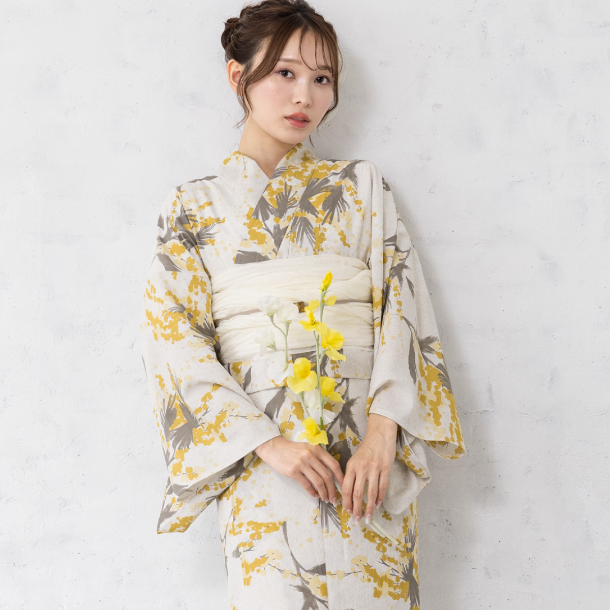 SOUBIEN（創美苑） 簡単着付け セパレート浴衣 レディース セット 3点