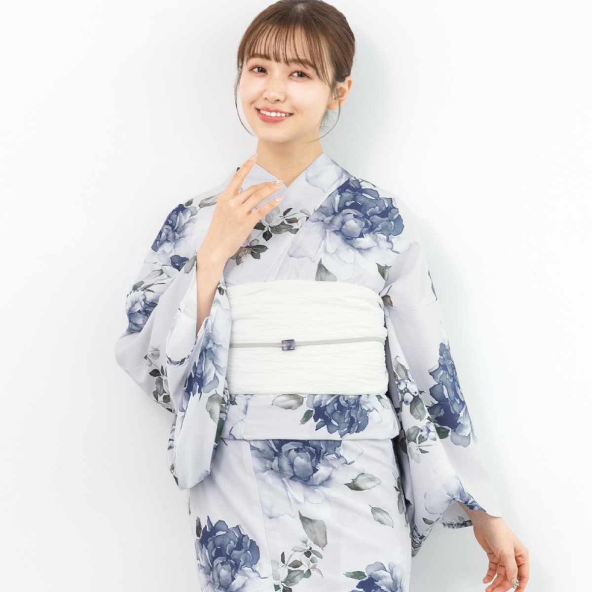 SOUBIEN（創美苑） 簡単着付け セパレート浴衣 レディース セット 3点