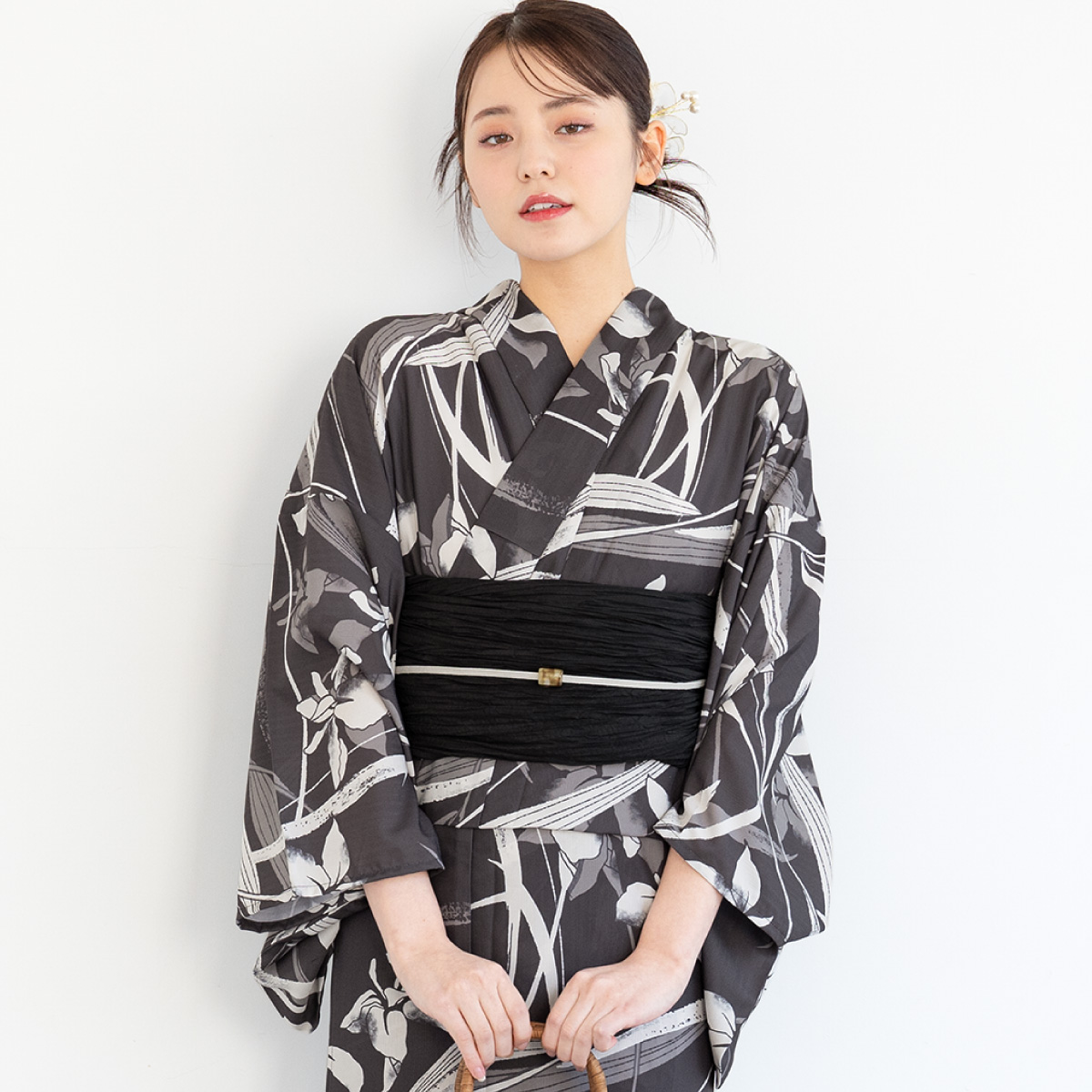 SOUBIEN（創美苑） 簡単着付け セパレート浴衣 レディース セット 3点