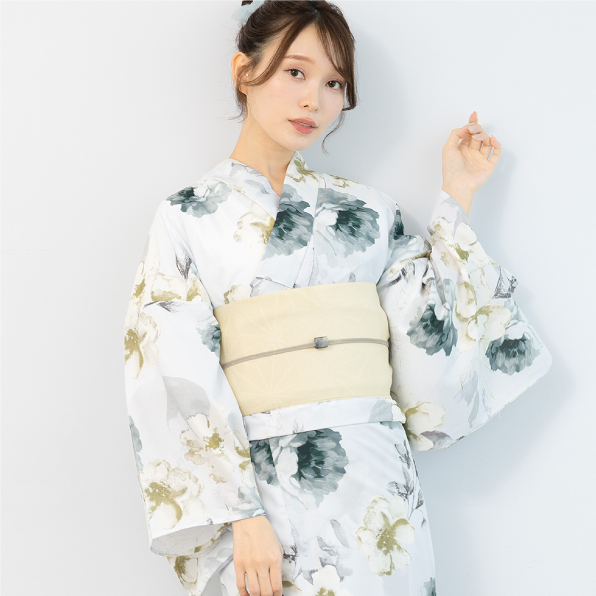 SOUBIEN（創美苑） 簡単着付け セパレート浴衣 レディース セット 3点
