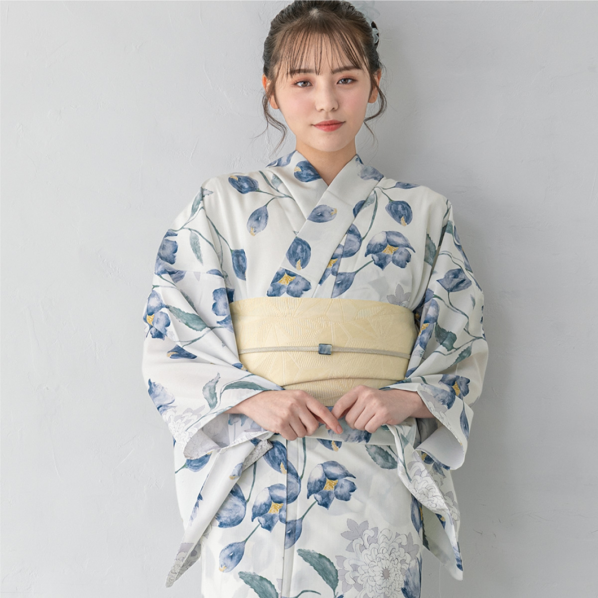 SOUBIEN（創美苑） 簡単着付け セパレート浴衣 レディース セット 3点