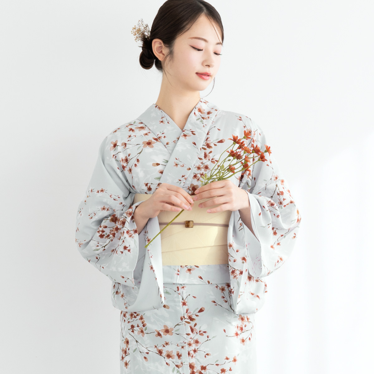 SOUBIEN（創美苑） 簡単着付け セパレート浴衣 レディース セット 3点
