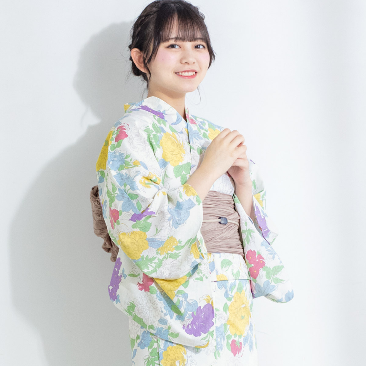 SOUBIEN（創美苑） 浴衣セット レディース 浴衣 帯 セット 大人 2点