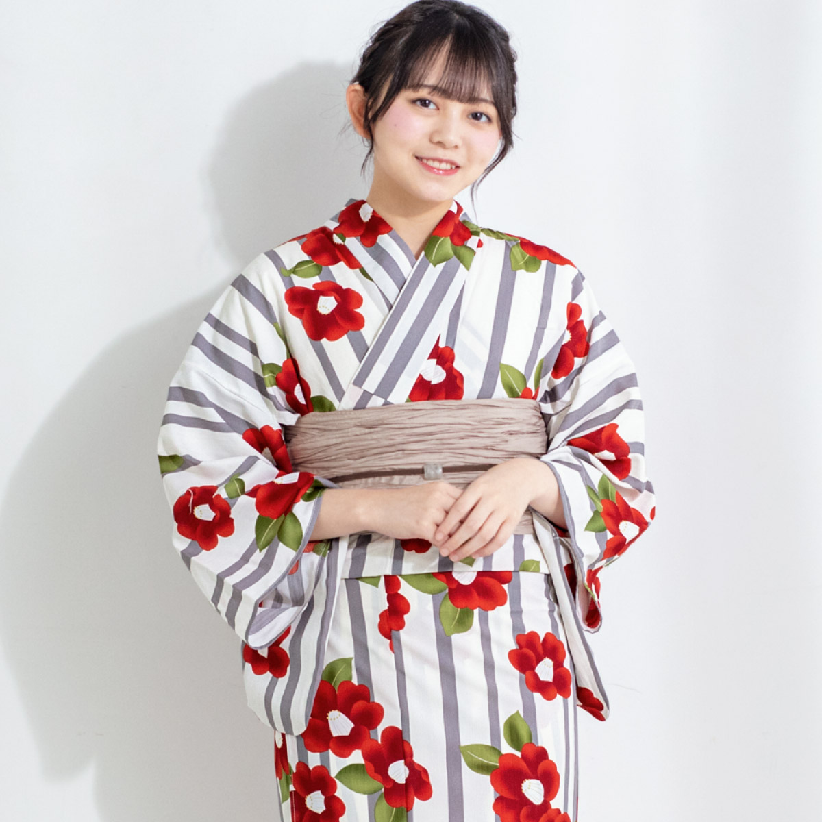 SOUBIEN（創美苑） 浴衣セット レディース 浴衣 帯 セット 大人 2点