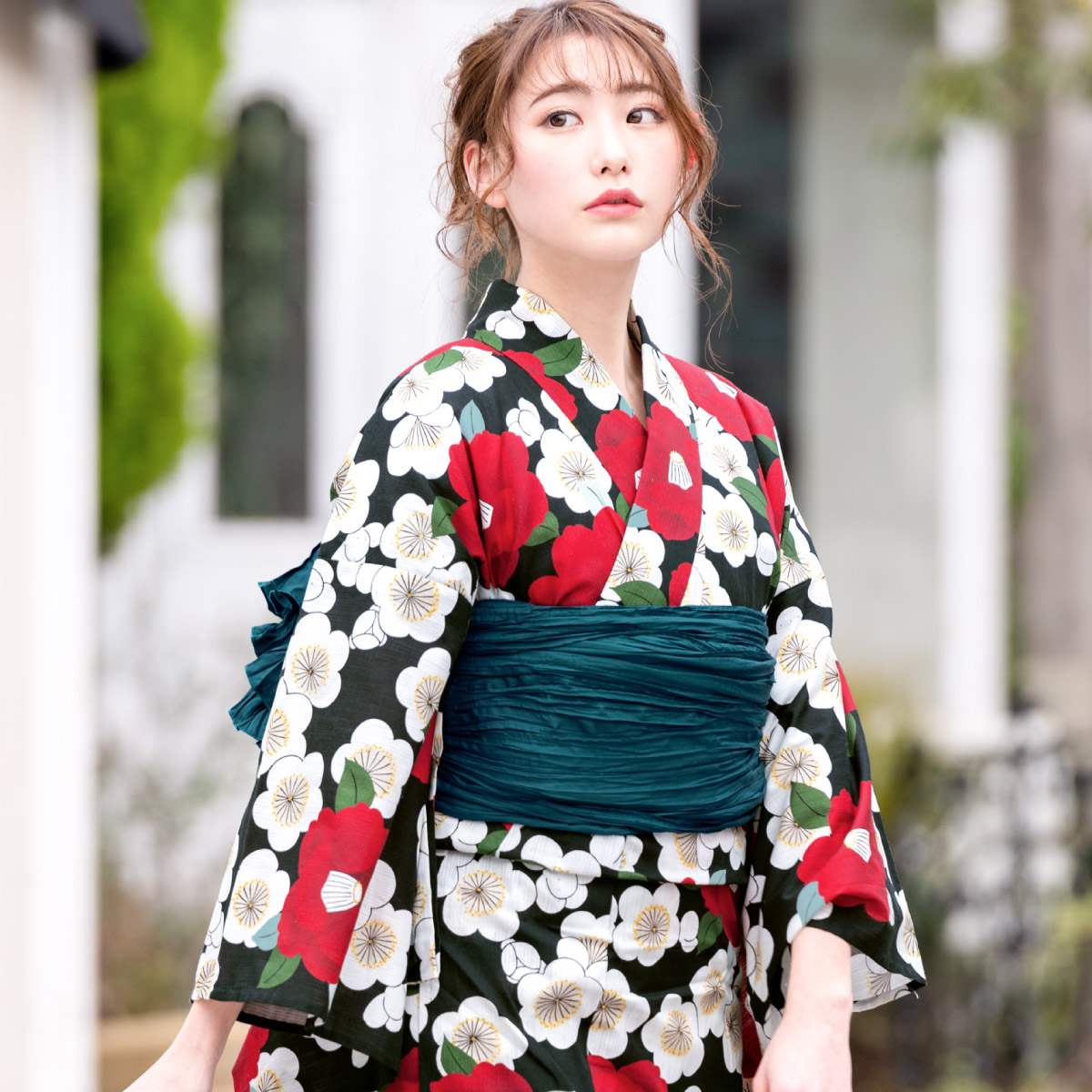 SOUBIEN（創美苑） 浴衣セット レディース 浴衣 帯 セット 大人 2点
