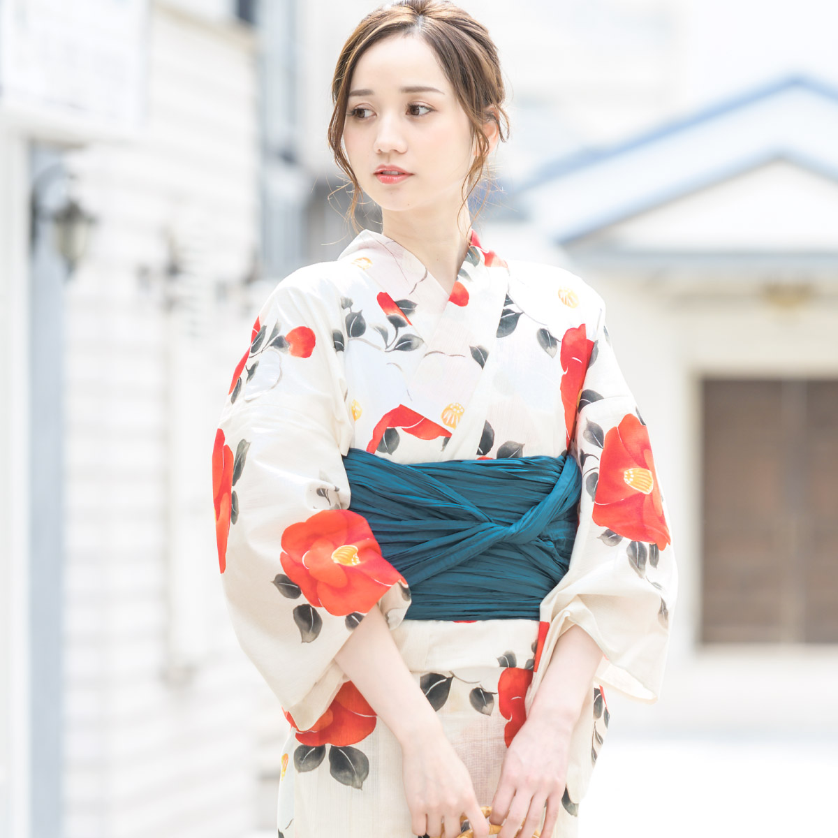 SOUBIEN（創美苑） 浴衣セット レディース 浴衣 帯 セット 大人 2点