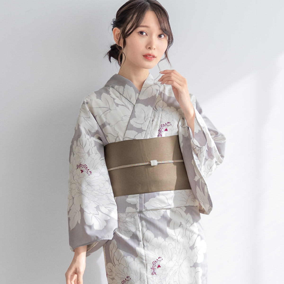 SOUBIEN（創美苑） 浴衣セット レディース 浴衣 帯 セット 大人 2点
