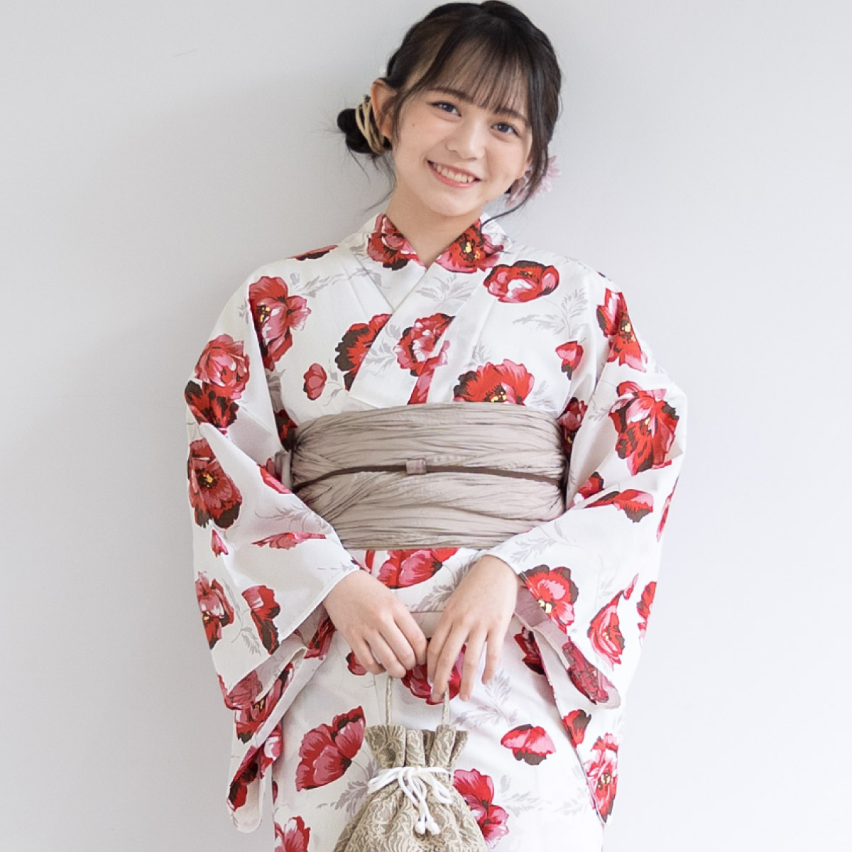 SOUBIEN（創美苑） 浴衣セット レディース 浴衣 帯 セット 大人 2点